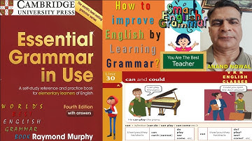 UNIT-30: Use “Can & Could” e.g. I can play the piano. Improve your English by Learning Grammar.