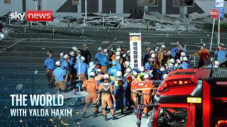 Dozens trapped and several dead after earthquake strikes Japan | The World with Yalda Hakim