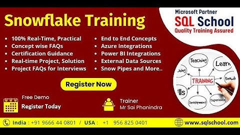 Snowflake Introduction Session | Snowflake Training