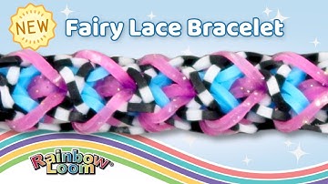 NEW Fairy Lace Bracelet Rainbow Loom Tutorial by Angelynn (TutorialsByA™) | Intermediate Design