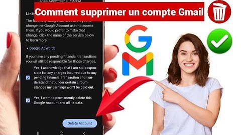 Comment supprimer définitivement un compte Gmail ( 2025) | comment supprimer un compte Gmail