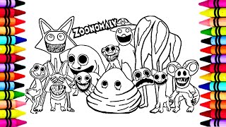 Zoonomaly Game / Monsters and Bosses / How to Color Characters / New Coloring Pages