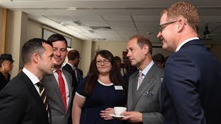 HRH The Earl of Wessex visits the Centre for Clinical Haematology