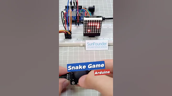 Snake Game on Arduino? Oh Yeah, It’s Real! #arduino #arduinoproject