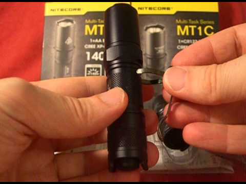 EDC Strategies Review: NITECORE MT1A & MT1C Compact Tactical Multi-Task Flashlights PART 1 of 2