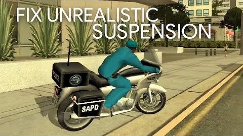 Fix Unrealistic Suspension Of Motorbikes - Realistic Handling v6.99 final