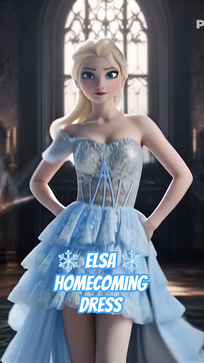 New Elsa Dress Transformation ❄️ Frozen Elsa Video #elsa #disney #disneyprincess #frozen3