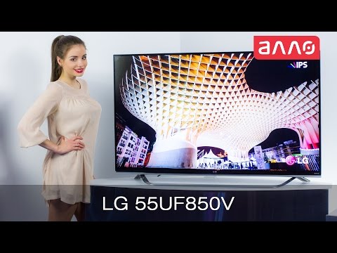 Видео-обзор телевизора LG 55UF850V