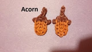 How to Make an Acorn Charm on the Rainbow Loom - Original Design