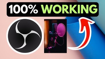 Microphone Not Working in OBS Studio on Windows 11 FIXED