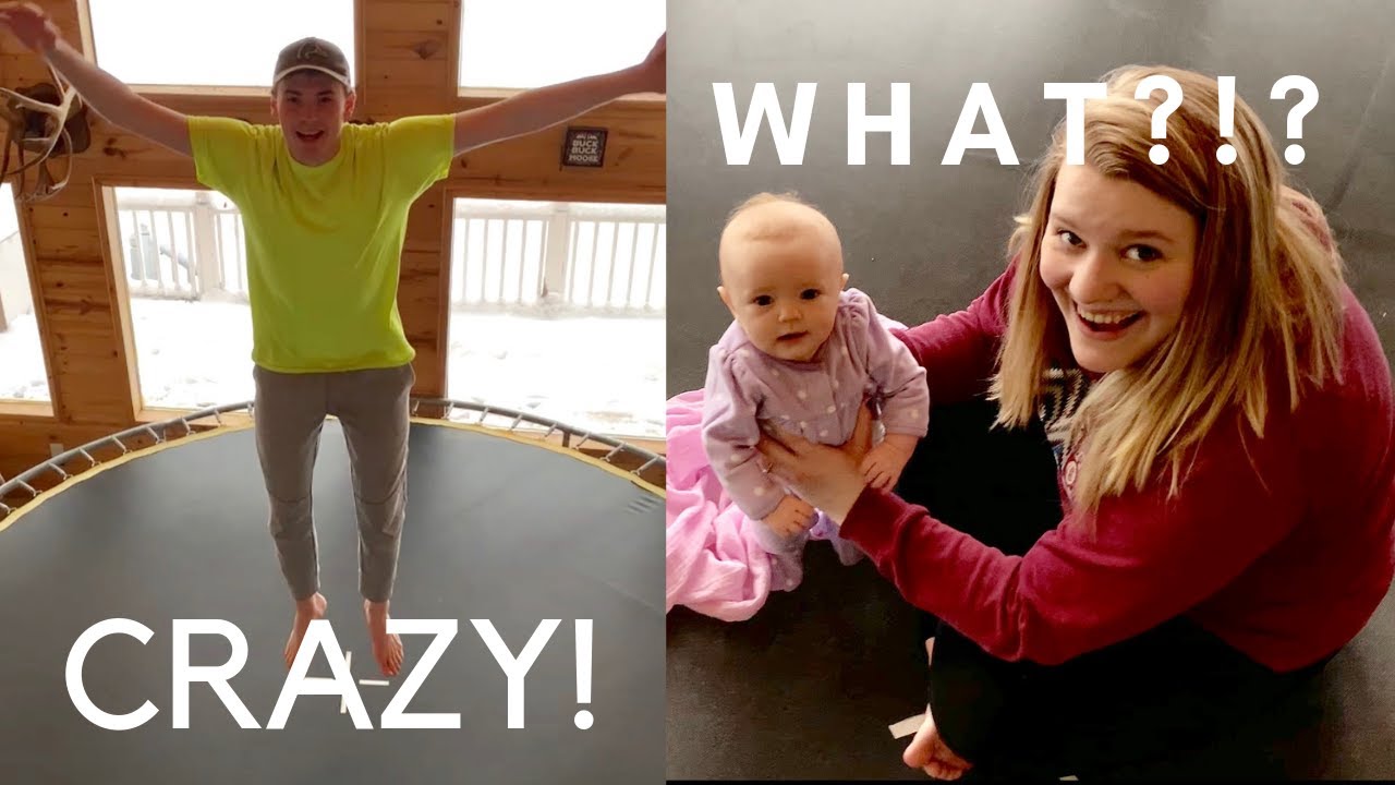 A trampoline inside a HOUSE?! YouTube
