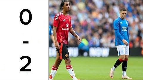 Rangers 0-2 Man United | Club Friendlies 24/25 Highlights
