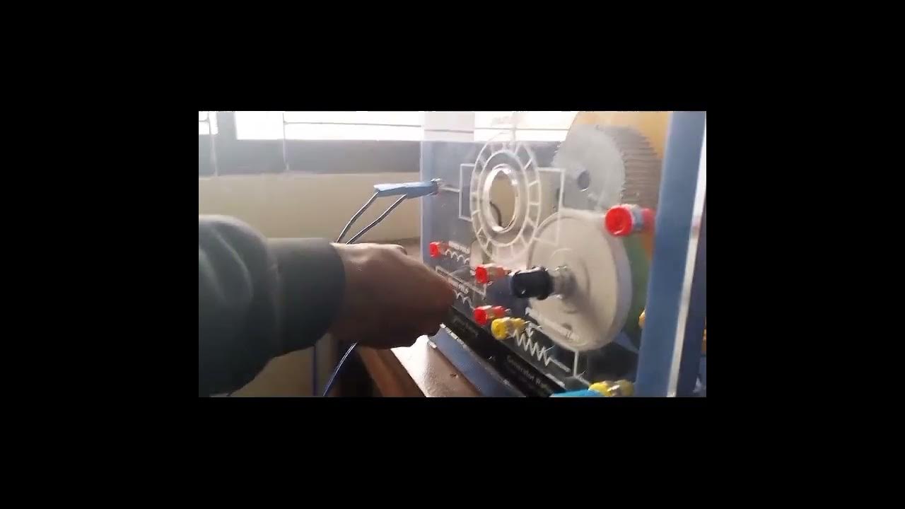 Lab Experiment on speed control of DC shunt motor by controlling Armature Rheostat YouTube