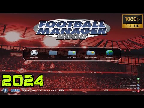 Football Manager 2008 (2024) - Gameplay (PC/Win 10) [1080p60FPS]