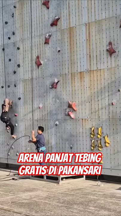 ARENA PANJAT TEBING DI STADION PAKANSARI CIBINONG BOGOR