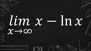 limit of x - ln(x) when x goes to infinity | l