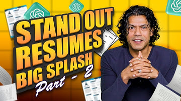 "Standing Out in a Sea of Resumes" - Big Splash Part 2 🌊| Sidd Ahmed