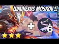 HYPER 3 STAR LUMINEXUS MOSKOV !! ONE SHOT DELETE EVERYONE !! MAGIC CHESS GO GO