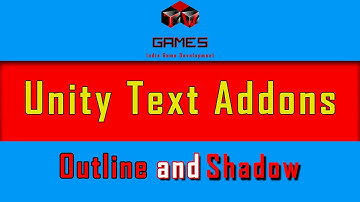 Unity Text Outline and Shadow