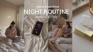 MY ‘PRODUCTIVE’ NIGHT ROUTINE: realistisch, produktiv & *aesthetic* | Abend Routine