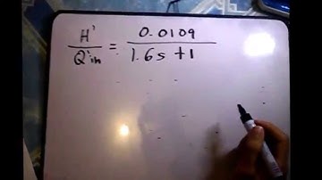ChE 171 - Process Dynamics & Control (Problem 5.7 Solution)