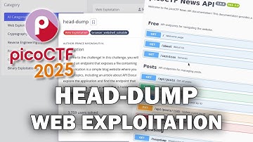 picoCTF 2025 - Web Exploitation - head-dump