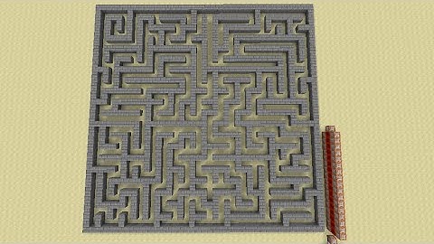 Minecraft Maze Generator (Growing Tree Algorithm)