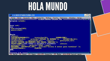 01- HOLA MUNDO PASCAL