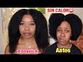 Como ALISAR el CABELLO AFRO SIN CALOR || Como ALISAR el CABELLO AFRO sin QUIMICOS || Rihanel