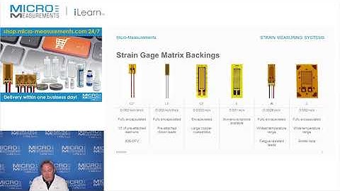 How To Select a Strain Gage – The Matrix Backing.