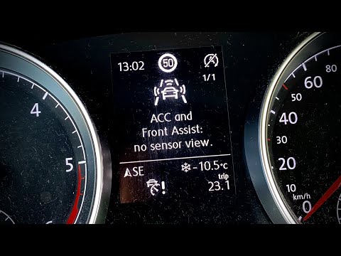 Easy fix for ACC and Front Assist: no sensor view error message