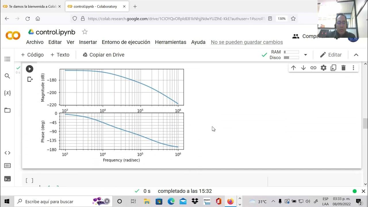 Python para simular la respuesta en frecuencia (Diagrama de Bode) - YouTube