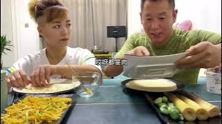 #eating show#eating challenge#husband and wife eating food#eating#mukbang #asmr eating