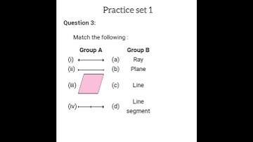 6th standard math chapter 1 practice set 1|| Basic Concepts in Geometry ||