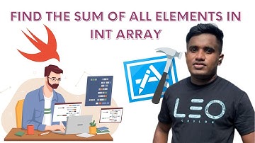 How to calculate the sum of all elements in Int and Double Array in Swift Xcode Program