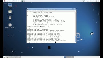 Instalasi dan Konfigurasi Web Server di Linux Debian menggunakan VMWare Workstation