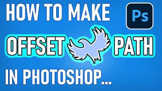 How to create OFFSET PATH in PHOTOSHOP | Tutorial