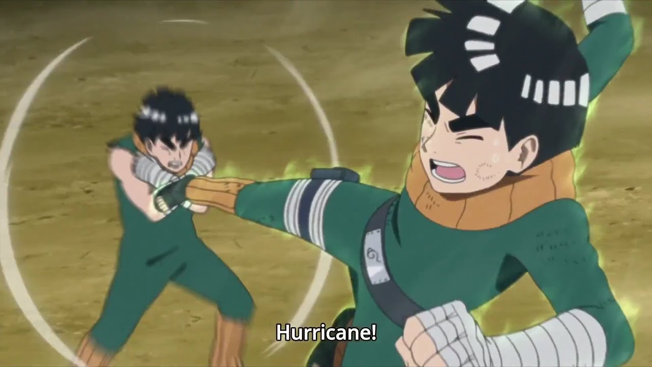 Rock Lee challenged Metal Lee, an epic battle between father and son. -  YouTube