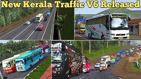 New Kerala Traffic V6 Released | Bussid V3.6.1 New Kerala Traffic V6 OBB Mod