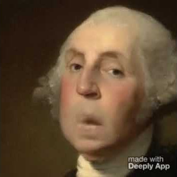 George Washington singing Dame Dane made by my own deepfake template!