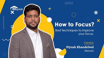 How to Improve Your Focus | Best Technique to Avoid Distraction | Motivation with Piyush Khandelwal