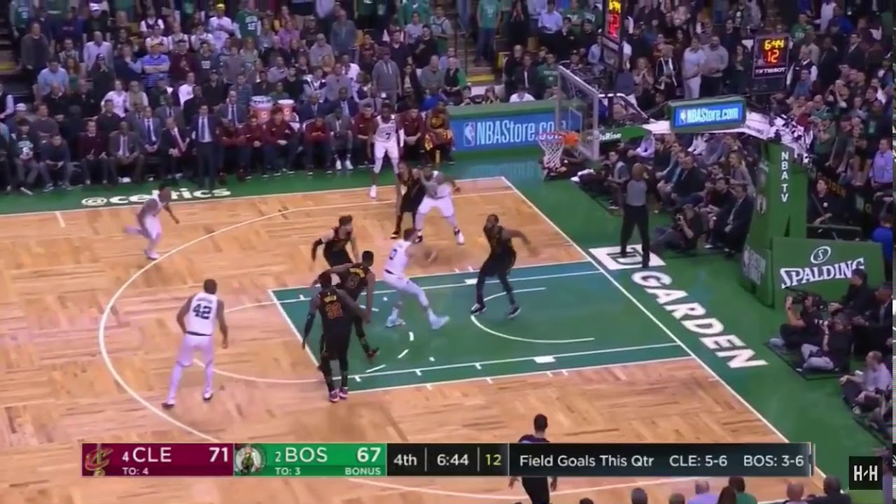 Jayson Tatum puts Lebron James on a poster with a crazy ...