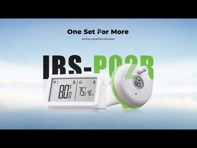Wireless Pool Thermometer Set IBS-P01R US Warehouse