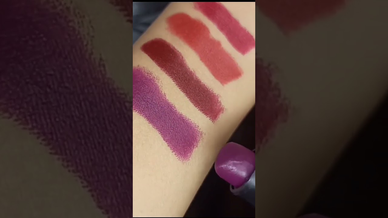 💄 Blue Heaven Get Matte Lipstick Hand Swatches #blueheavencosmetics #reel #neelubeautyzone #lipstick