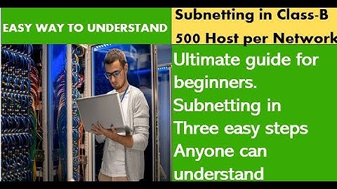 IP Subnetting tutorial | How to subnet IPv4 addresses