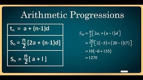 Arithmetic Progression | Business Mathematics | Lecture 1