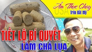 Cách làm chả lụa chay rất ngon| how to make vegan silk|Ẩm thực chay...