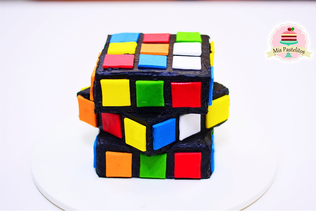 HAZ UN PASTEL DE CUBO DE RUBIK | MIS PASTELITOS | Mis Pastelitos