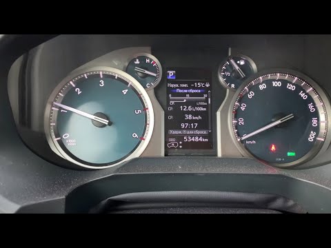 Какой расход топлива Прадо 150  Дизель 2,8  ЗИМА / Новый Toyota Land Cruiser Prado