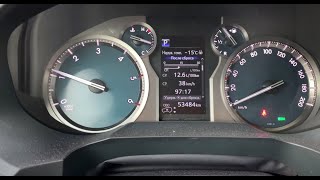 Какой расход топлива Прадо 150  Дизель 2,8  ЗИМА / Новый Toyota Land Cruiser Prado